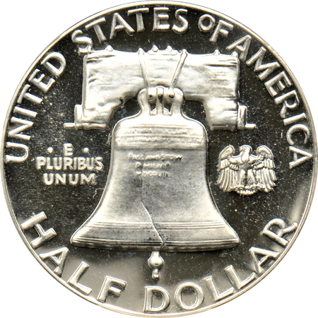 1954 PR-65CAM, and two 1956 Type 2 PR66CAM, all PCGS