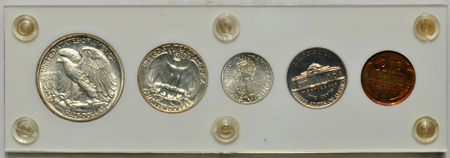 1939 Proof set in a Capital Plastics holder