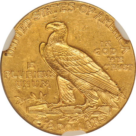 Seven quarter-eagles certified by NGC