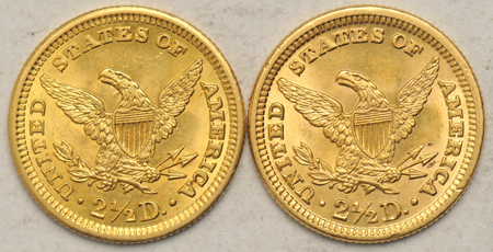 1897 and 1903, both Uncirculated