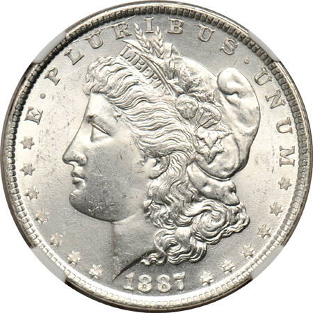 Twenty NGC certified Morgan dollars