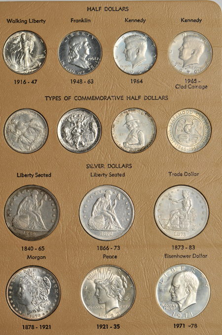 United State type set collection in a Dansco 7070 album