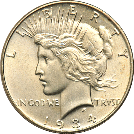 1928, 1926, and 1934, all MS-63