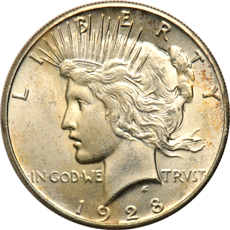 1928, 1926, and 1934, all MS-63