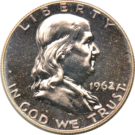 Group of 120 Proof Franklin half-dollars and 20 Proof 1964 Proof Kennedy half-dollars