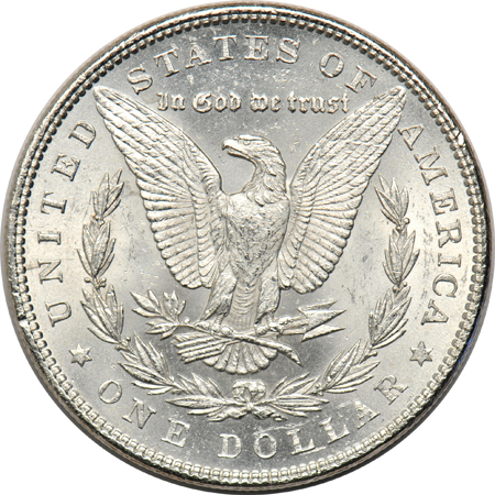 Twenty Uncirculated Morgan dollars