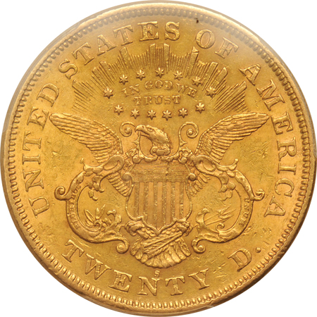 1875-S PCGS AU-55