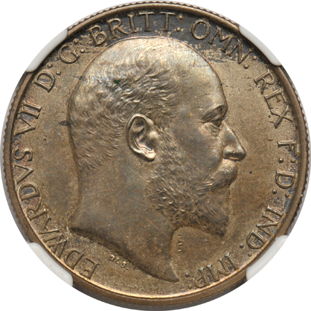 Great Britain - Seven 1902 Matte Proof coins certified by NGC