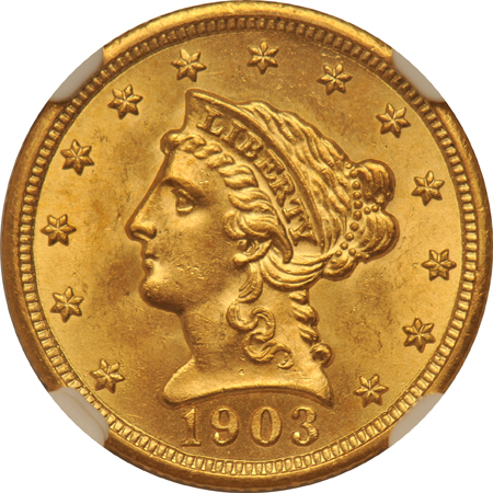 1902 and 1903, both NGC MS-63