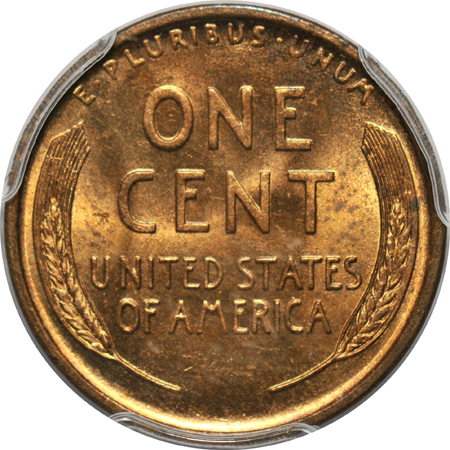 1909-S Lincoln PCGS MS-64RD (mislabeled Indian holder)