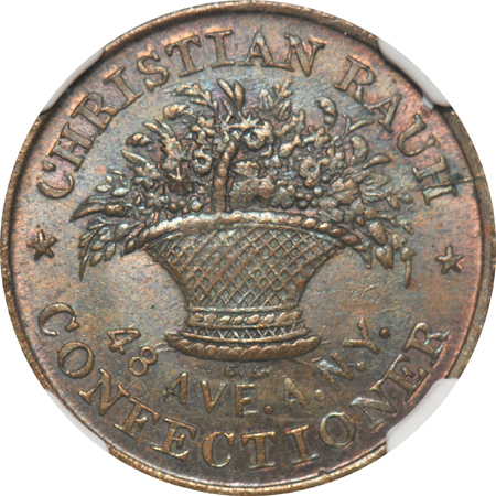 Six NGC certified Uncirculated Store Card tokens