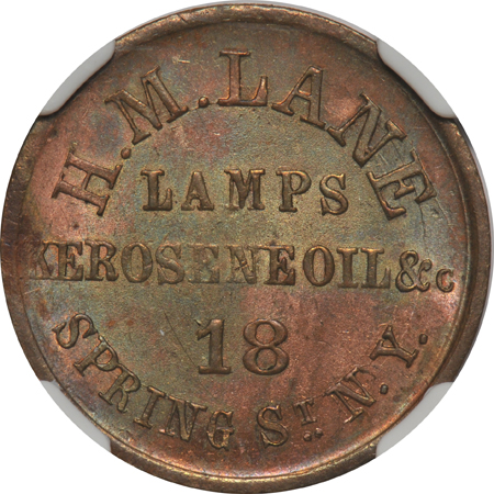 Six NGC certified Uncirculated Store Card tokens