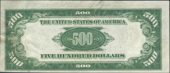 1928 $500 St. Louis Fr# 2200a-H - PCGS AU-50