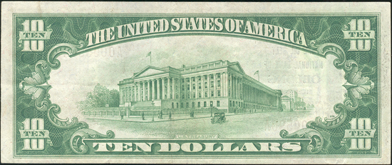 1929 $10 Type 1 - Oblong, IL Charter #8696 - AU