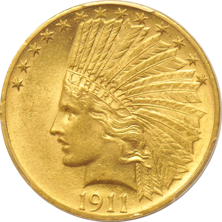 1911 MS-61, and a 1913 AU-58, both PCGS