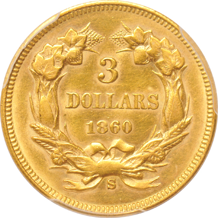 1860-S PCGS AU-58