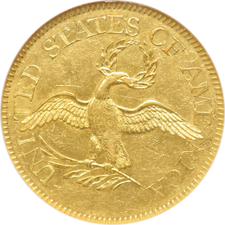 1796/5, Small Eagle NGC MS-61