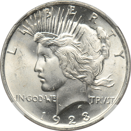 1922, 1923, and 1924, all NGC MS-66
