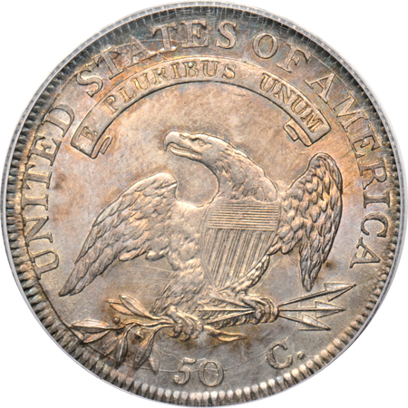 1807 Small Stars PCGS AU-58