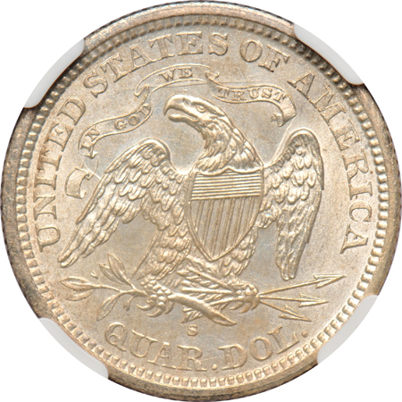 1872-S NGC MS-63, Eliasberg