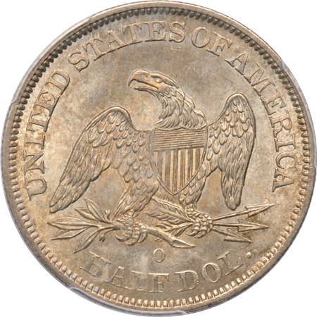 1842-O Medium Date, Reverse of 1842 PCGS MS-64