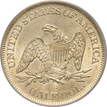 1866-S No Motto PCGS MS-62