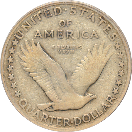 1916 Standing Liberty Quarter PCGS VG-8