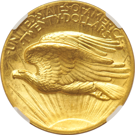 1907 High Relief-Flat Rim NGC MS-63