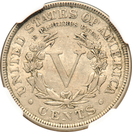 Split Planchet - 1889 NGC XF-45 (two slabs)