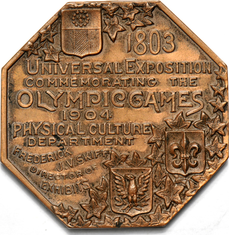 1904 Saint Louis World's Fair Olympic Games Participation Medal