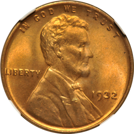 Four certified UNC Lincoln Wheat cents, all Red 