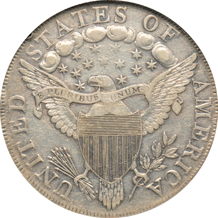1798 Pointed 9, Close Date BB-113, B-27 NGC XF-45