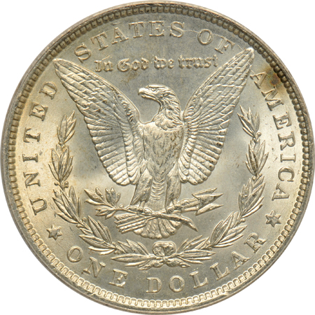 Group of thirteen certified UNC Morgan dollars
