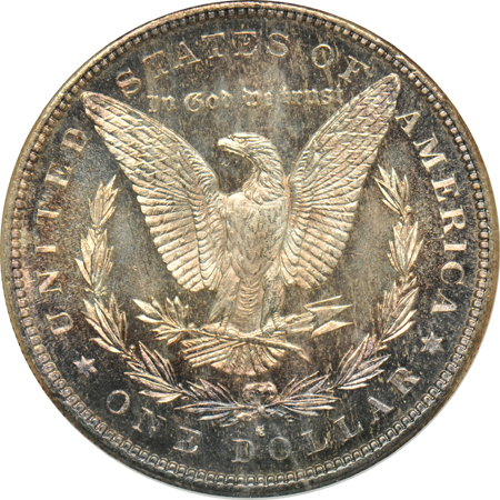 1882-S, 1883-CC, and 1885-O, all ANACS MS-64 DMPL