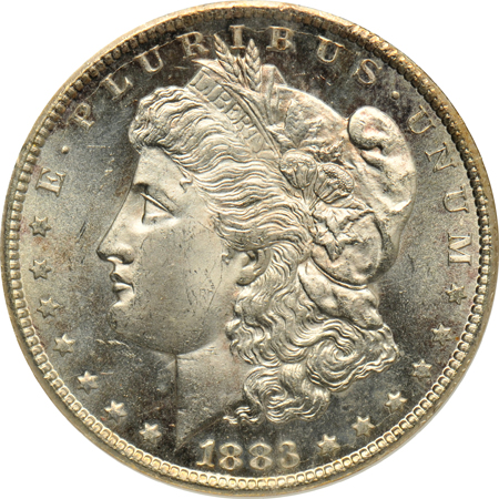 1882-S, 1883-CC, and 1885-O, all ANACS MS-64 DMPL