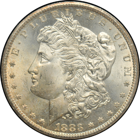 Four GSA Morgan dollars certified by NGC