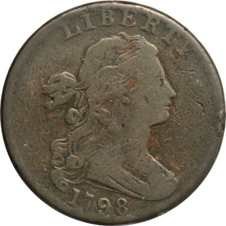 Four early large cents