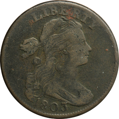 Four early large cents