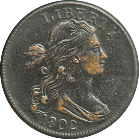 Four early large cents