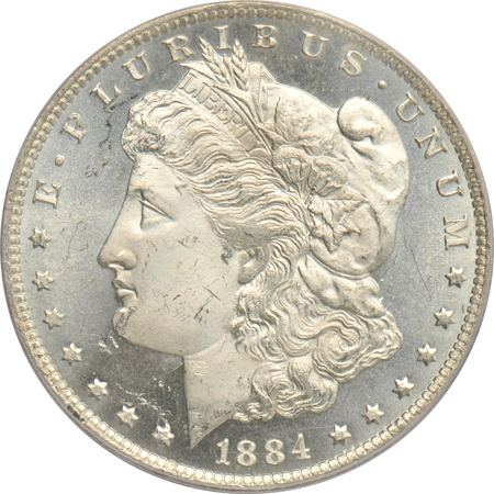 Two 1884-O, both PCGS MS-64 DMPL