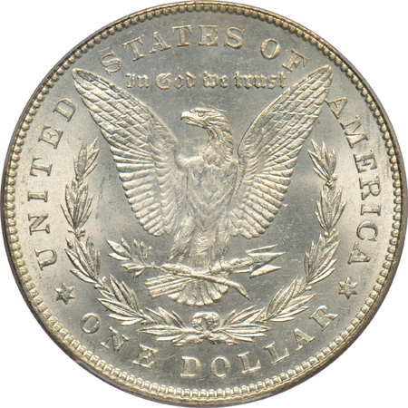 Three different 1878 type Morgan dollars, all PCGS MS-64