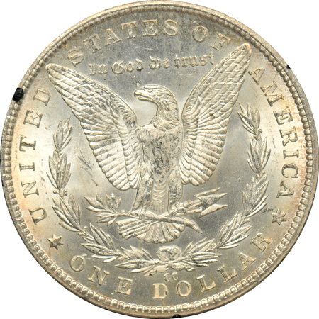 1882-CC GSA MS-65, and an 1884-CC GSA MS-65+, both NGC