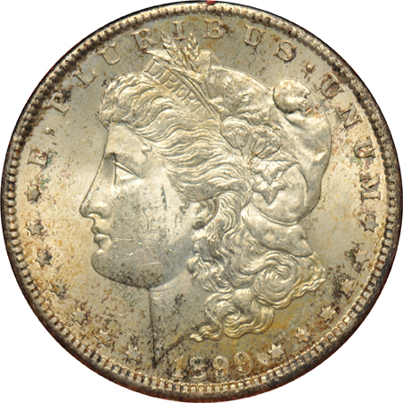 1889-S, 1891-S, and 1899-S, all from Redfield Collection, as described