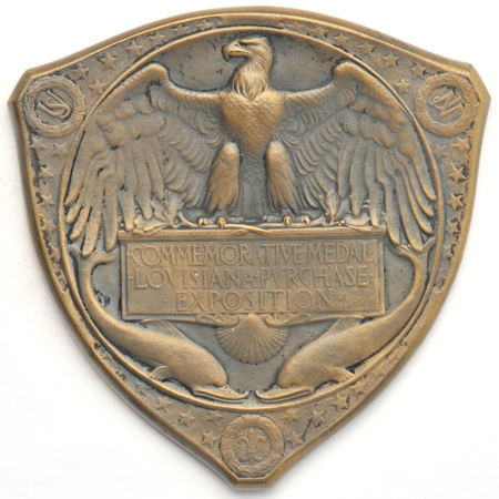 1904 St. Louis Louisiana Exposition Medal in Box
