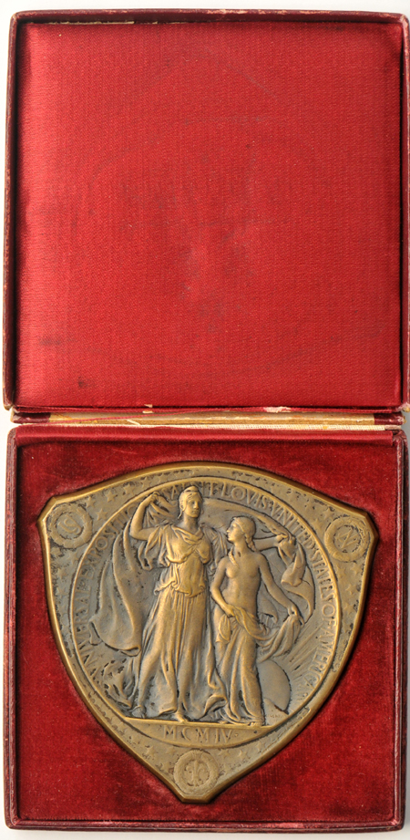 1904 St. Louis Louisiana Exposition Medal in Box