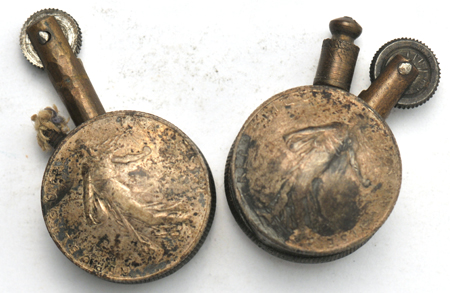 Four WWI Trench Art Lighters
