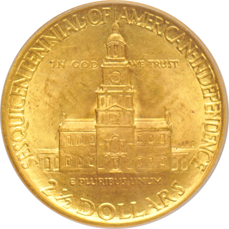 1926 $2.50 Sesquicentennial PCGS MS-65