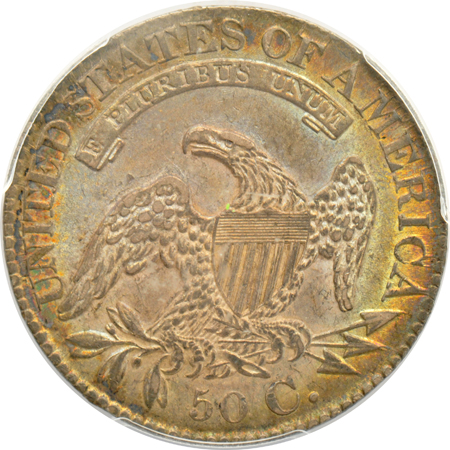 1828 Square Base 2, Sm 8'S, Lg Let PCGS AU-55 CAC