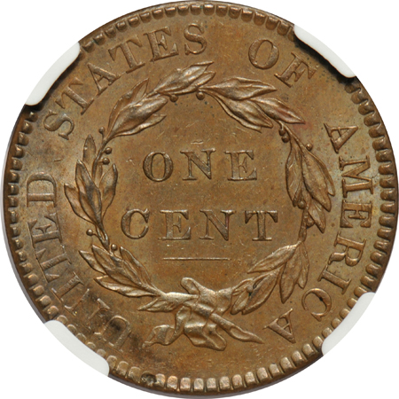 1819 Small Date NGC MS-62