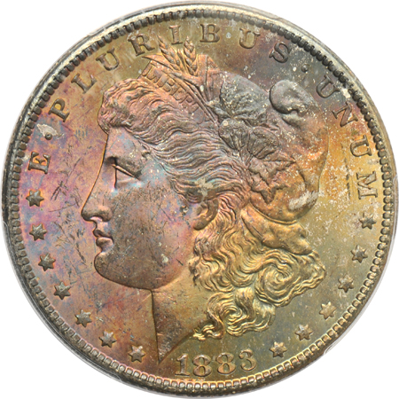1882-CC NGC MS-63 DPL, 1883-CC PCGS MS-64+, and an 1884-CC NGC MS-64